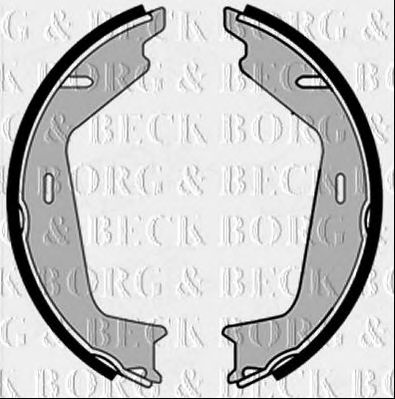 BORG & BECK bbs6471 -  Комплект тормозных колодок